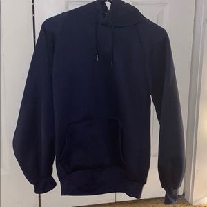 navy blue shein sweatshirt